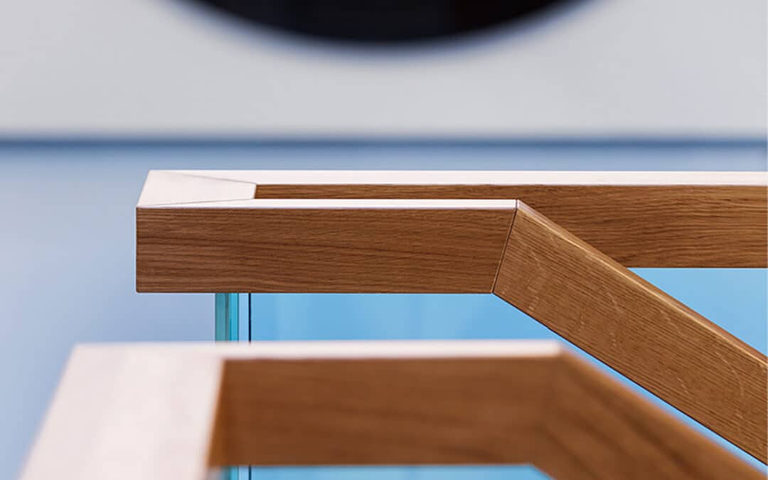 Schreinerei Nyffenegger Innenausbau Massanfertigung individuelles Design hochwertig Geländer Detailansicht